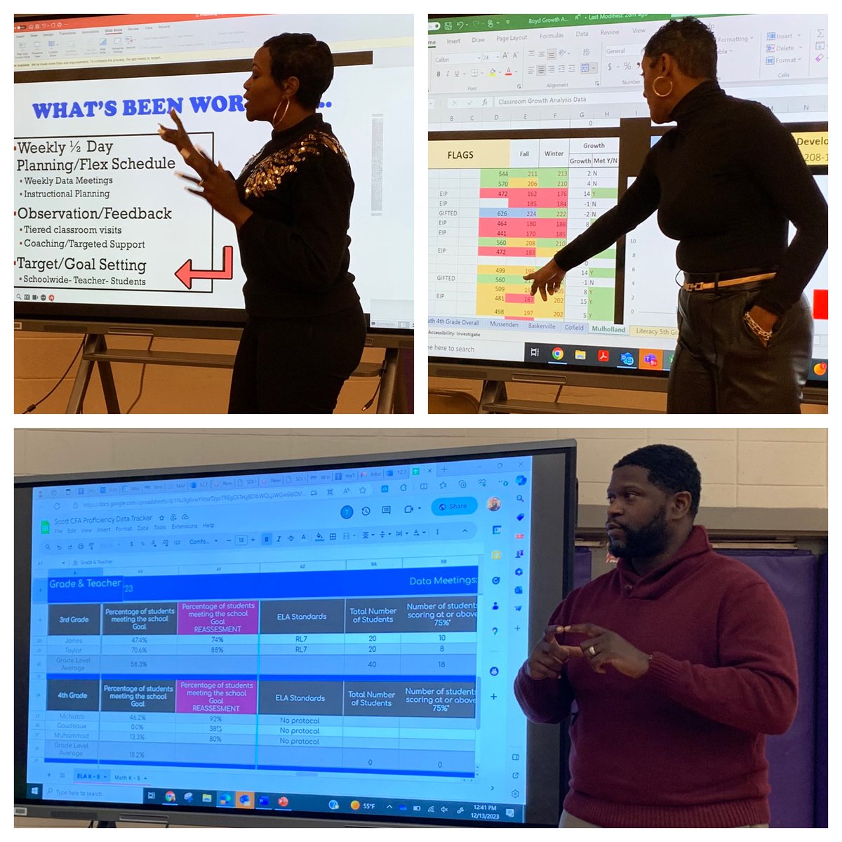 Thank you @DrTSpencer @BoydPrincipalK and Principal Longley for sharing promising practices that are yielding gains. 📈🙏🏿🤗 #WinningSeason @apsupdate @apssupt @CrystalJanuary @forrest_taylor1 @MrGuilford_SHMS @PrincipalRogers @JLIADavis_APS
