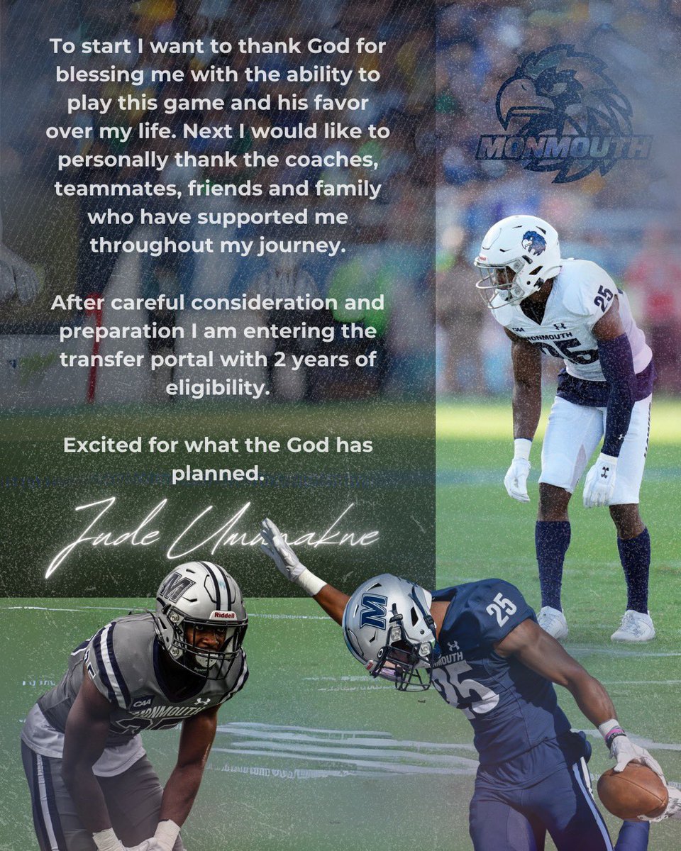 With Two years of eligibility I am entering the transfer portal as a Grad Transfer! New Beginnings🙏🏾 (Recruitment Open) Film Attached Below⤵️
