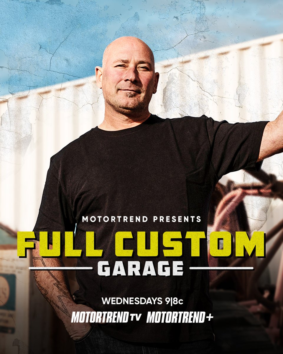 DiscovTurboTV's tweet photo. Ian is back and building from scratch! Watch the Season Premiere of #FullCustomGarage TONIGHT at 9|8c on MotorTrend TV, or stream on MotorTrend+ ➡️ https://t.co/2ZkcGh3Ubx https://t.co/ds05C7FN7M