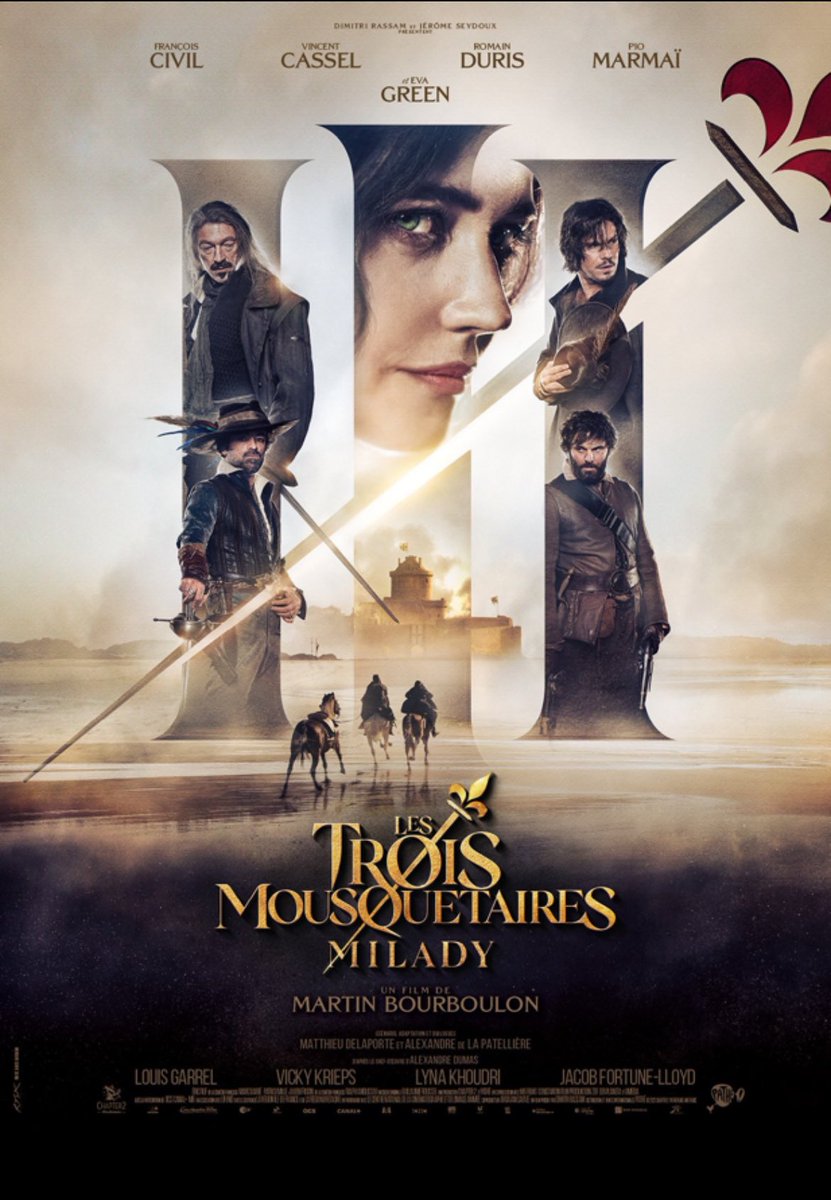 Les Trois Mousquetaires - Milady de @MBourboulon réalise pour son premier jour France : 148.094 entrées dans 724 cinémas (dont 75.725 en AVP). @PatheFilms @Dimitri_Rassam @ArdavanSafaee #LesTroisMousquetairesMilady @alexdelapat @mattdelap