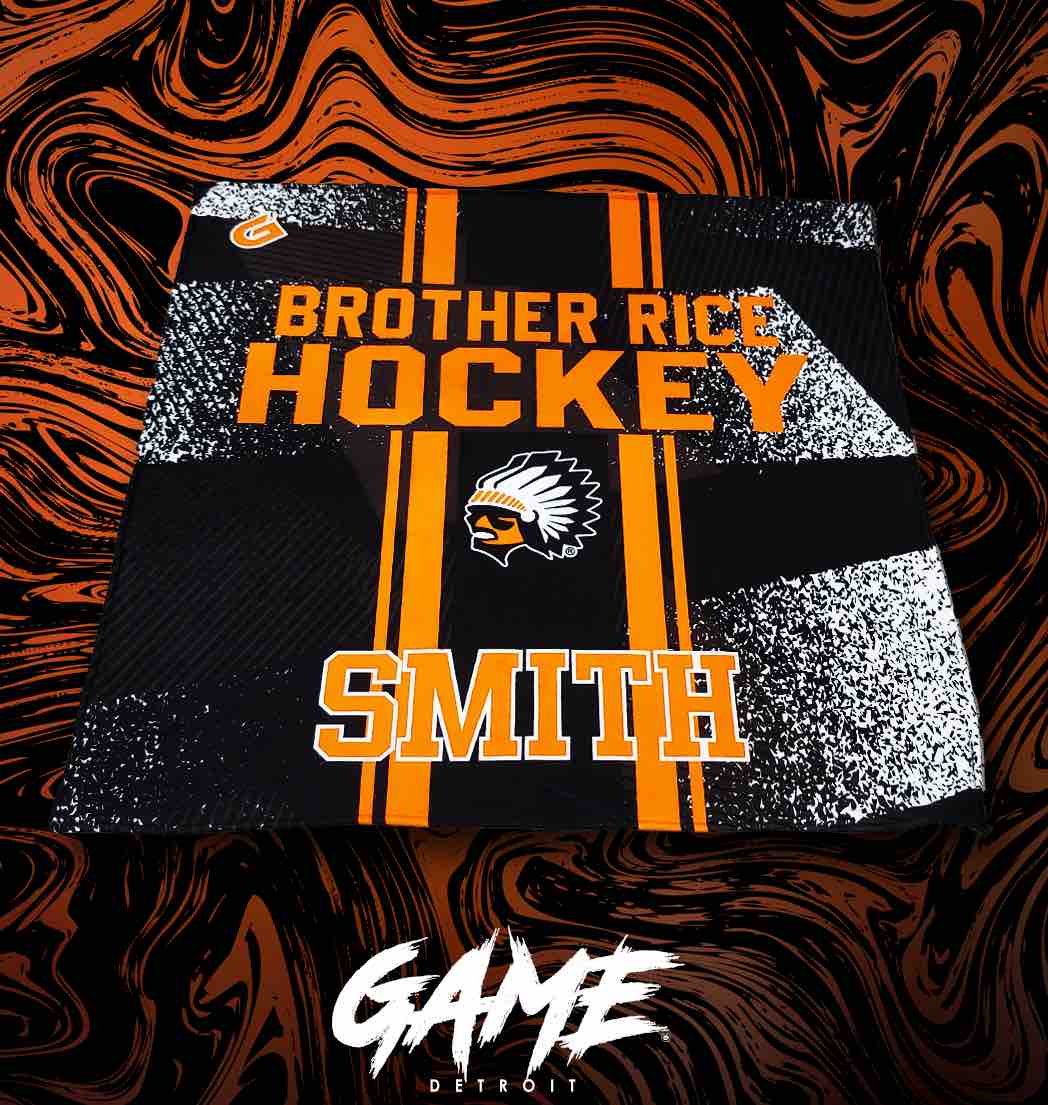 Brother Rice Hockey, fully sublimated blankets⭐️ #PoweredByG #LookGoodPlayGood #CustomBlankets #MadeInTheUSA #LongLastingGear #Sublimation #Unrivaled #TheGTakeover #GetInTheGame #WeGotGame #Detroit #AmericanMade #GameApparel GBRANDUSA.COM