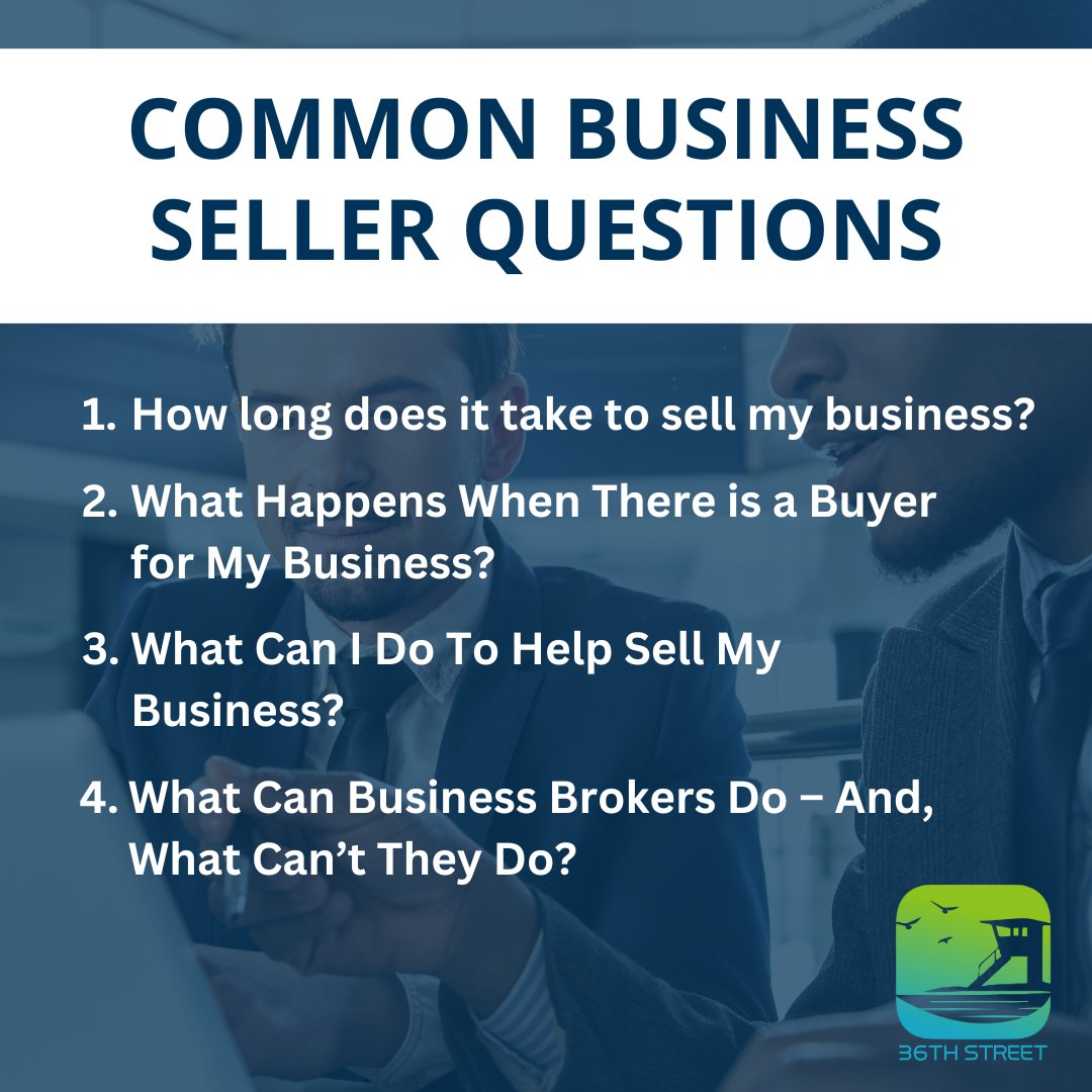 36thRealtyInc's tweet photo. Embarking on the journey of selling a business is a strategic decision that often comes laden with questions and considerations. 
Here are some common business seller questions we usually get

Click the link to read more: https://t.co/haIQxYdCMZ https://t.co/1tlM8GFqYD