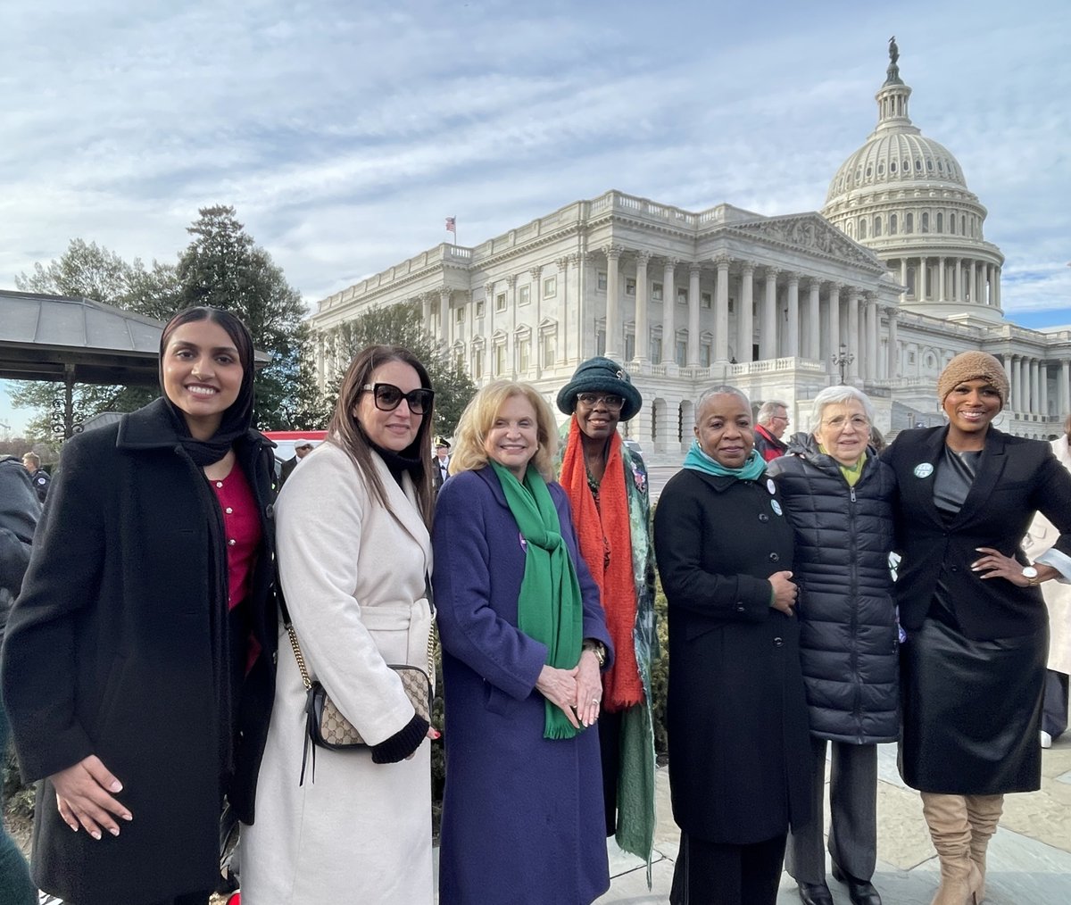 Waiting a century for over half of the U.S. population to attain constitutional equality is long enough. Today, we joined <a href="/ERACoalition/">ERA Coalition</a> at the <a href="/WhiteHouse/">The White House</a> to urge our elected officials to publish the #ERA in the US Constitution. Sign the petition: bit.ly/3RFqBDD #ERA100