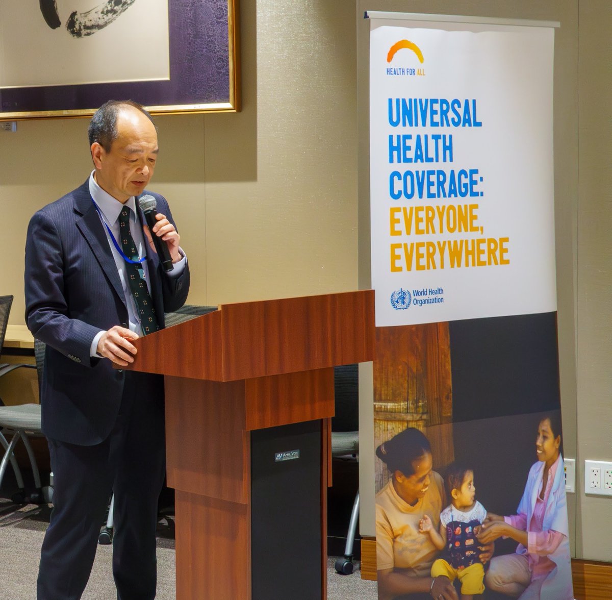 On Dec 12th, we co-hosted a reception celebrating #UHCDaywith @GeorgiaUN, @ThailandUN, @WHO & @unfoundation, where we were able to hear diverse voices & perspectives essential for accelerating progress towards #UHC. Read Amb YAMANAKA's Welcome Remarks 👇 un.emb-japan.go.jp/itpr_en/yamana…