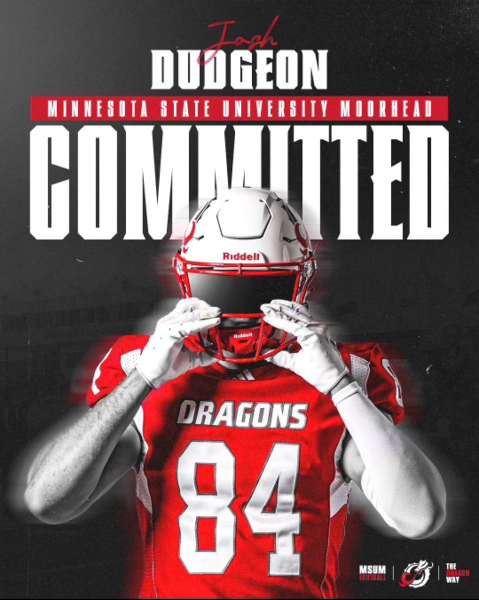 Josh Dudgeon (@dudgeon_josh) on Twitter photo Excited to say I will be committing to Minnesota State University Moorhead. Big thanks to <a href="/needhamchris_/">Chris Needham</a> and <a href="/CoachLaqua/">Steve Laqua</a> and all the other coaches who have recruited me!!🐉🐉🐉 Excited to say I will be committing to Minnesota State University Moorhead. Big thanks to <a href="/needhamchris_/">Chris Needham</a> and <a href="/CoachLaqua/">Steve Laqua</a> and all the other coaches who have recruited me!!🐉🐉🐉
