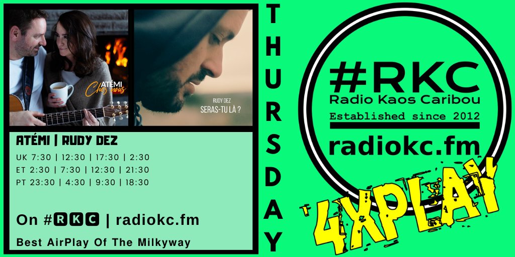 ▂▂▂▂▂▂▂▂▂▂▂▂▂▂ #THURSDAY 12│14 𝟰𝘅𝗣𝗟𝗔𝗬𝗦 🕝2:30 UK⚪21:30 ET⚪18:30 PT 🔴Atémi 🔴Rudy Dez ⬇️Details⬇️ 🌐 fb.com/RadioKC/posts/… on #🆁🅺🅲 📻 radiokc.fm ▂▂▂▂▂▂▂▂▂▂▂▂▂▂