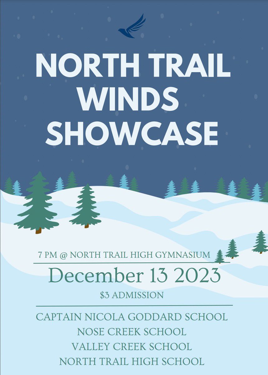 Valley Creek School (@valleycreekcbe) on Twitter photo Come check out the North Trail winds showcase tonight. Concert starts at 7pm at North Trail High School. Our Valley Creek band will be performing 🎶 #WeAreCBE <a href="/CBEArea3/">CBE Area 3</a> Come check out the North Trail winds showcase tonight. Concert starts at 7pm at North Trail High School. Our Valley Creek band will be performing 🎶 #WeAreCBE <a href="/CBEArea3/">CBE Area 3</a>