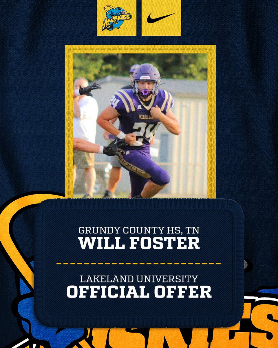 Will Foster (@willfoster2024) on Twitter photo #AGTG After a great conversation with <a href="/Coach_Woody24/">Coach Woodson</a> I’m blessed to receive an offer from Lakeland University! <a href="/LUMuskieFB/">Lakeland Football</a> #AGTG After a great conversation with <a href="/Coach_Woody24/">Coach Woodson</a> I’m blessed to receive an offer from Lakeland University! <a href="/LUMuskieFB/">Lakeland Football</a>