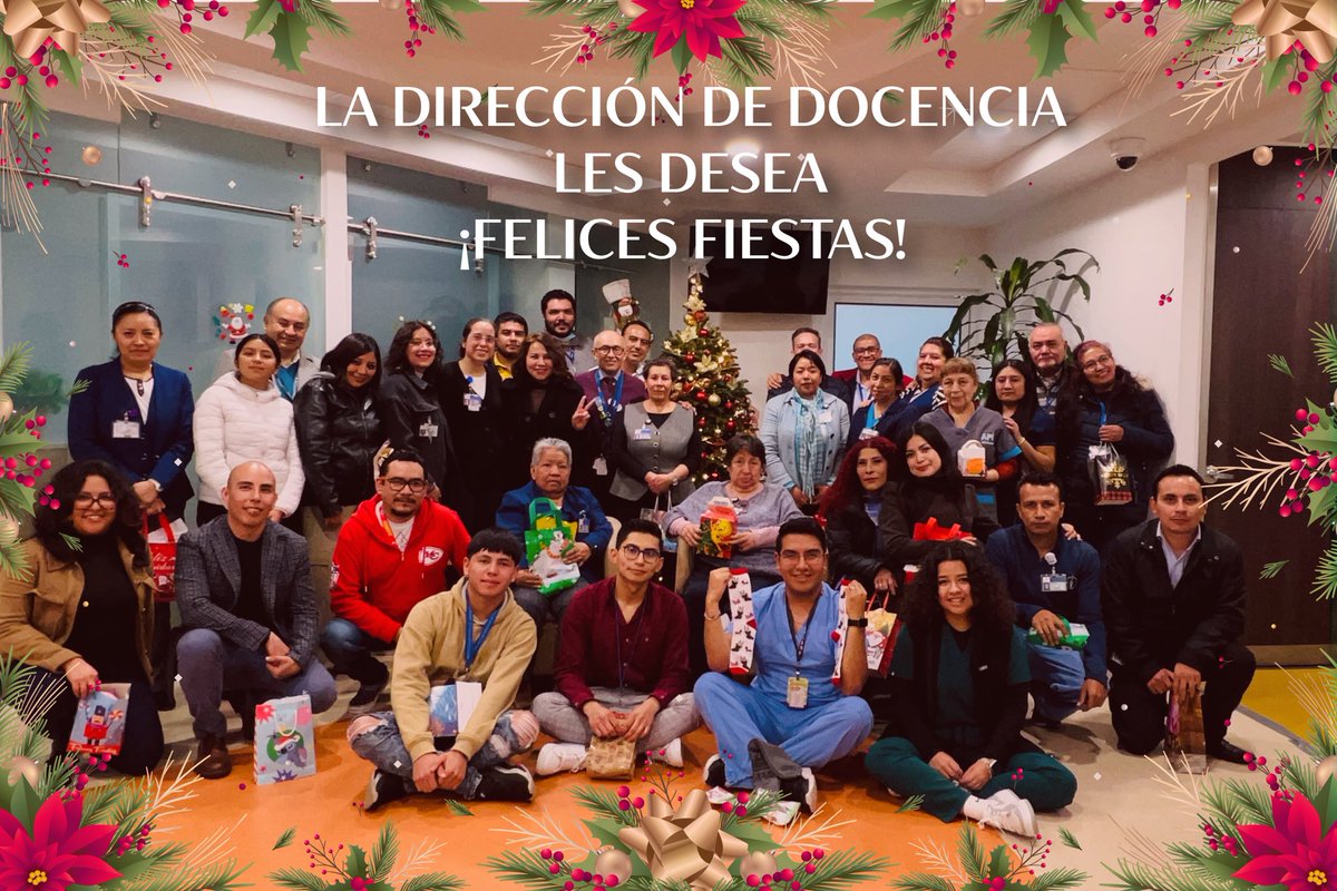 El súper equipo de Docencia de @incanMX les deseamos un excelente fin de año y un espectacular 2024 @zapata_nidia @Jogarciamd