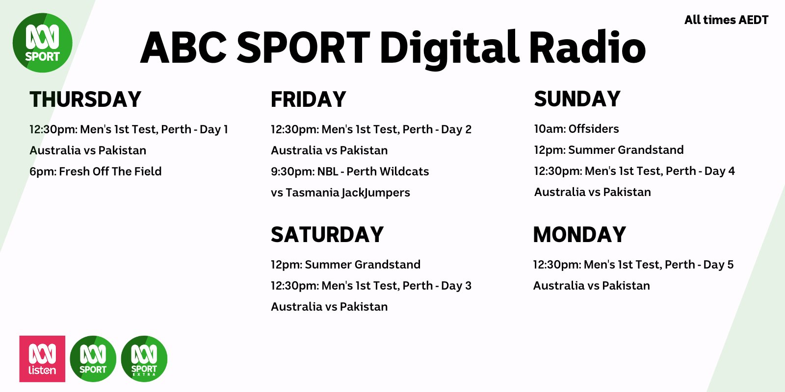 Abc radio cricket deals