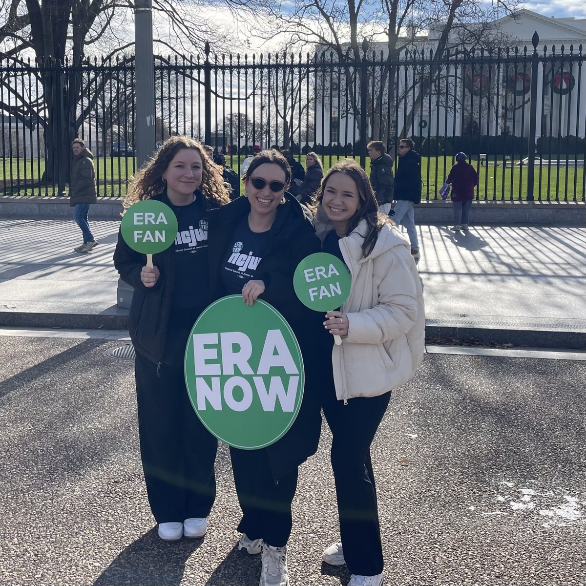 We joined @eracoalition to mark the 100th anniversary of the introduction of the Equal Rights Amendment in Congress. A century later, the demand for the ERA is long overdue & more urgent than ever. Our leaders must publish the #EqualRightsAmendment. ncjw.org/act/action/tel…