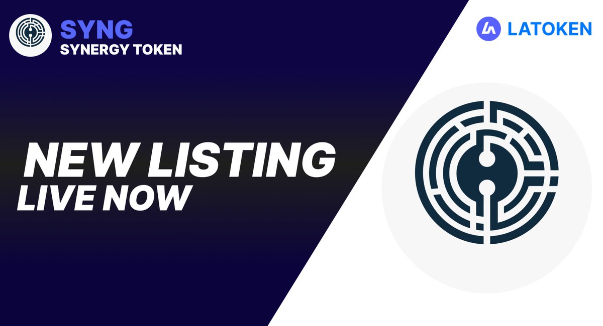 Latoken_cex's tweet photo. 🏆SYNERGY TOKEN (SYNG) has been listed on LATOKEN

Planet Sayari's SYNERGY Project: Pioneering a New Era in Blockchain Ecosystems
In the dynamic and rapidly evolving world of cryptocurrency, Planet Sayari's latest venture, the SYNERGY project, stands out as a groundbreaking innovation. At its core, SYNERGY introduces a versatile blockchain ecosystem developed on the robust Proton blockchain. The project is a testament to Planet Sayari's commitment to decentralization, security, and transparency, marking a significant leap forward in the blockchain domain.

👉 LEARN MORE (https://t.co/Zyis1z2sYu)