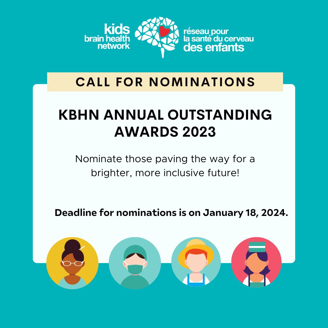 🧠 Do you know someone passionate about transforming the lives of children with neurodevelopmental disabilities and their families? The KBHN Annual Outstanding Awards recognize outstanding commitment in driving impactful solutions. Nominate today! ow.ly/NspM50Qi1qb