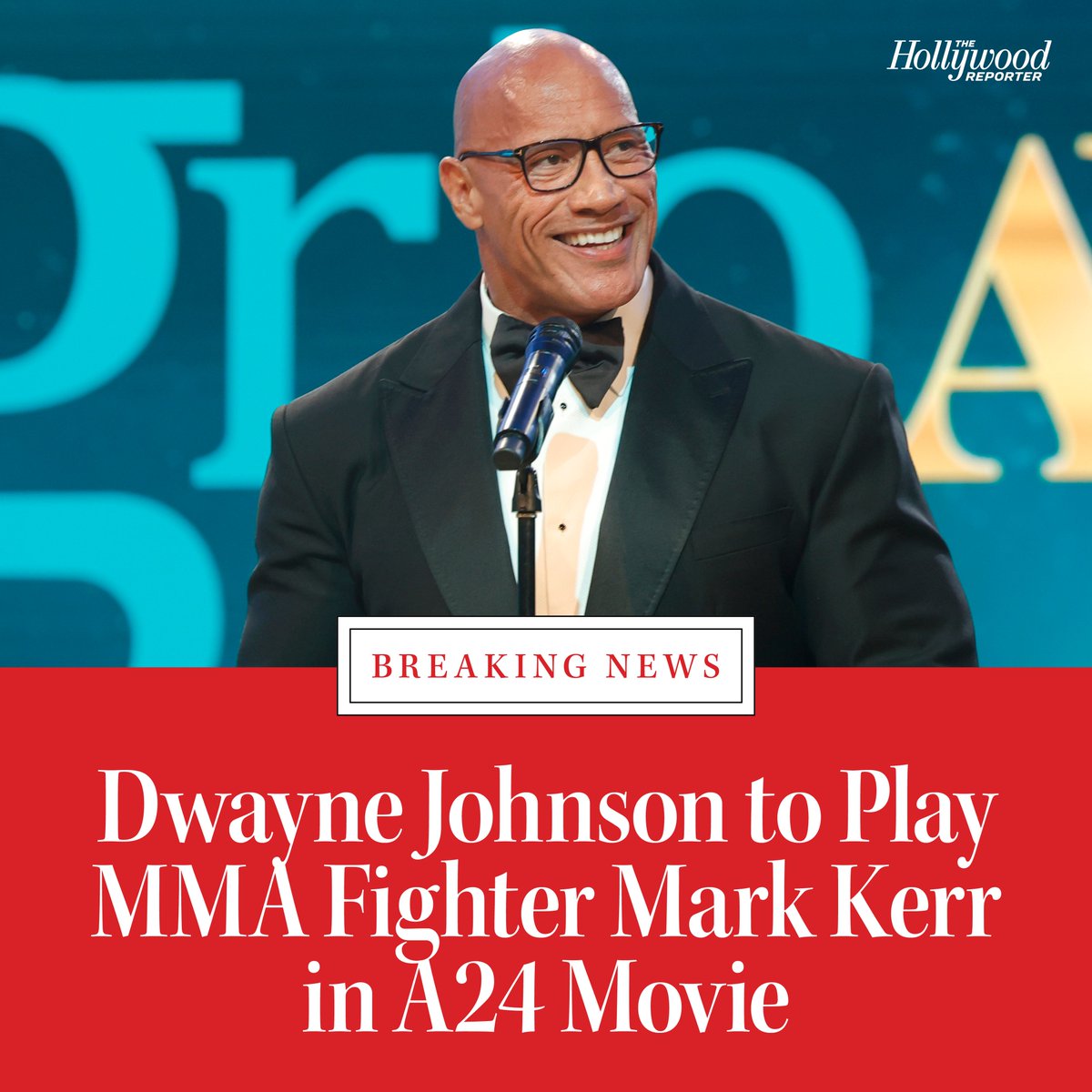 Dwayne @TheRock Johnson will be taking his most dramatic role to date in a new A24 project from one half of the 'Uncut Gems' team, Benny Safdie. He will play Mark Kerr in #TheSmashingMachine: thr.cm/xueIole