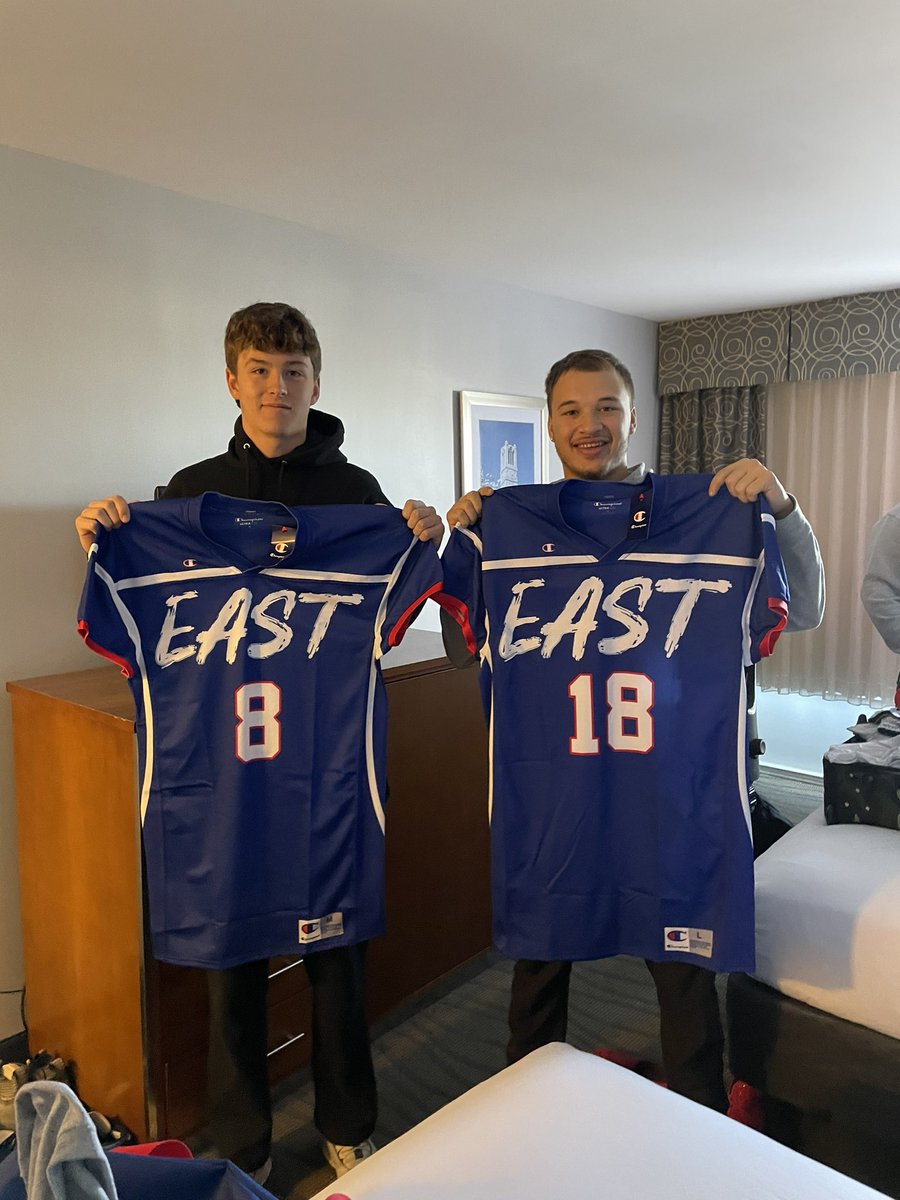 Ready for the <a href="/NCCoachesAssn/">N.C. Coaches Assn.</a> East West All Star Game! #wideout #8 #east #WR @BrunswickSouth