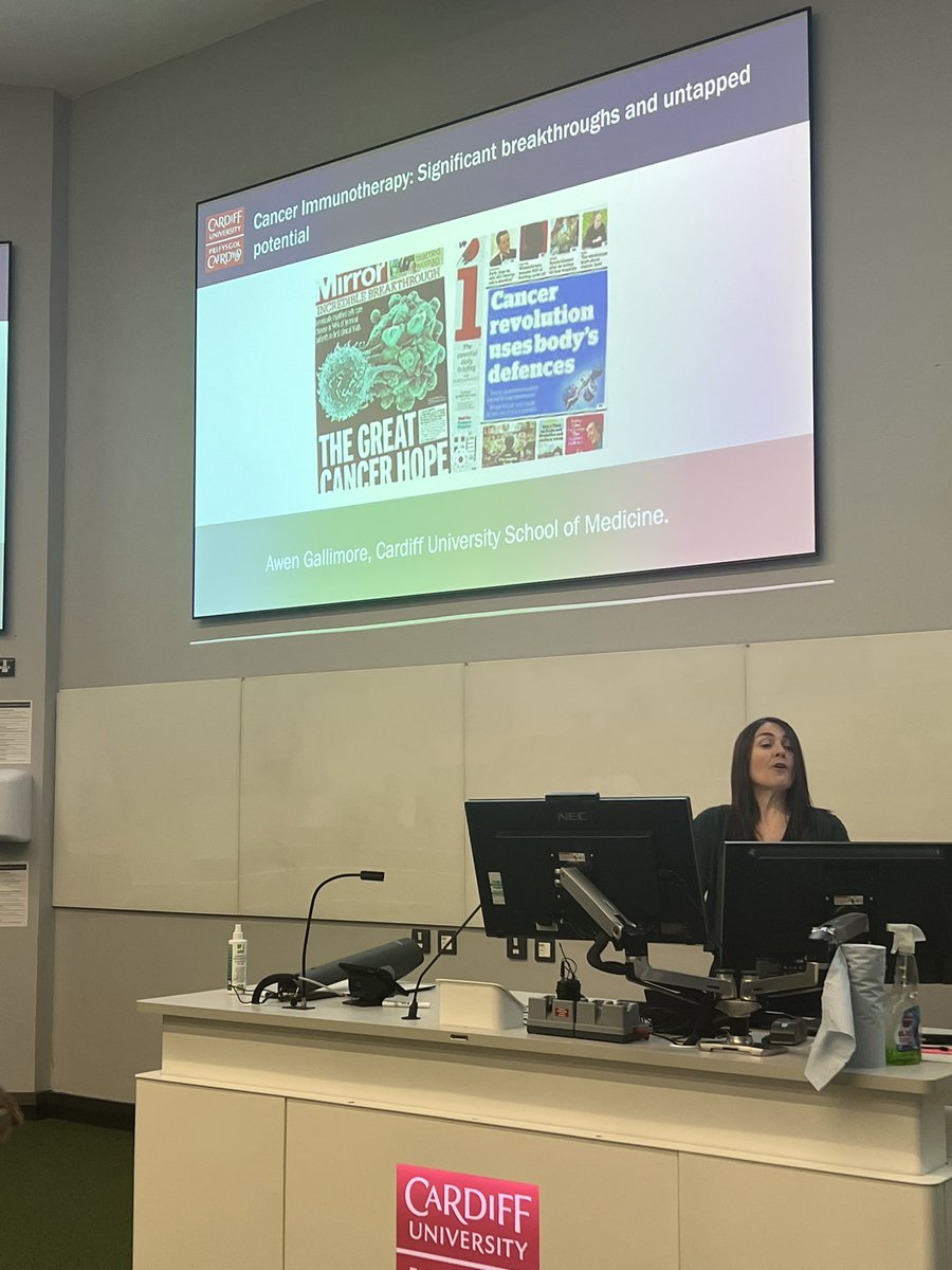 CdfScienceSoc's tweet photo. Tonight we are delighted to hear from Prof. Awen Gallimore from @CUmedicengage who will be sharing her work on “Cancer Immunology” 🧬 https://t.co/5wWeD5bg38