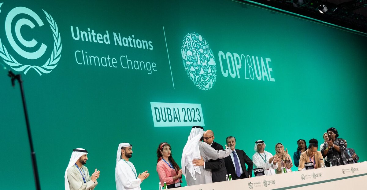 NEW – COP28: Key outcomes agreed at the UN climate talks in Dubai

✍️ <a href="/aruna_sekhar/">Aruna Chandrasekhar</a> <a href="/daisydunnesci/">Daisy Dunne</a> <a href="/orladwyer_/">Orla Dwyer</a> <a href="/DrSimEvans/">Simon Evans</a> <a href="/Josh_Gabbatiss/">Josh Gabbatiss</a> <a href="/MollyLempriere/">Molly Lempriere</a> <a href="/_AN_Patel/">Anika Patel</a> <a href="/AyeshaTandon/">Ayesha Tandon</a> <a href="/GAViglione/">Giuliana A. Viglione, PhD</a>

#COP28

➡️ carbonbrief.org/cop28-key-outc…