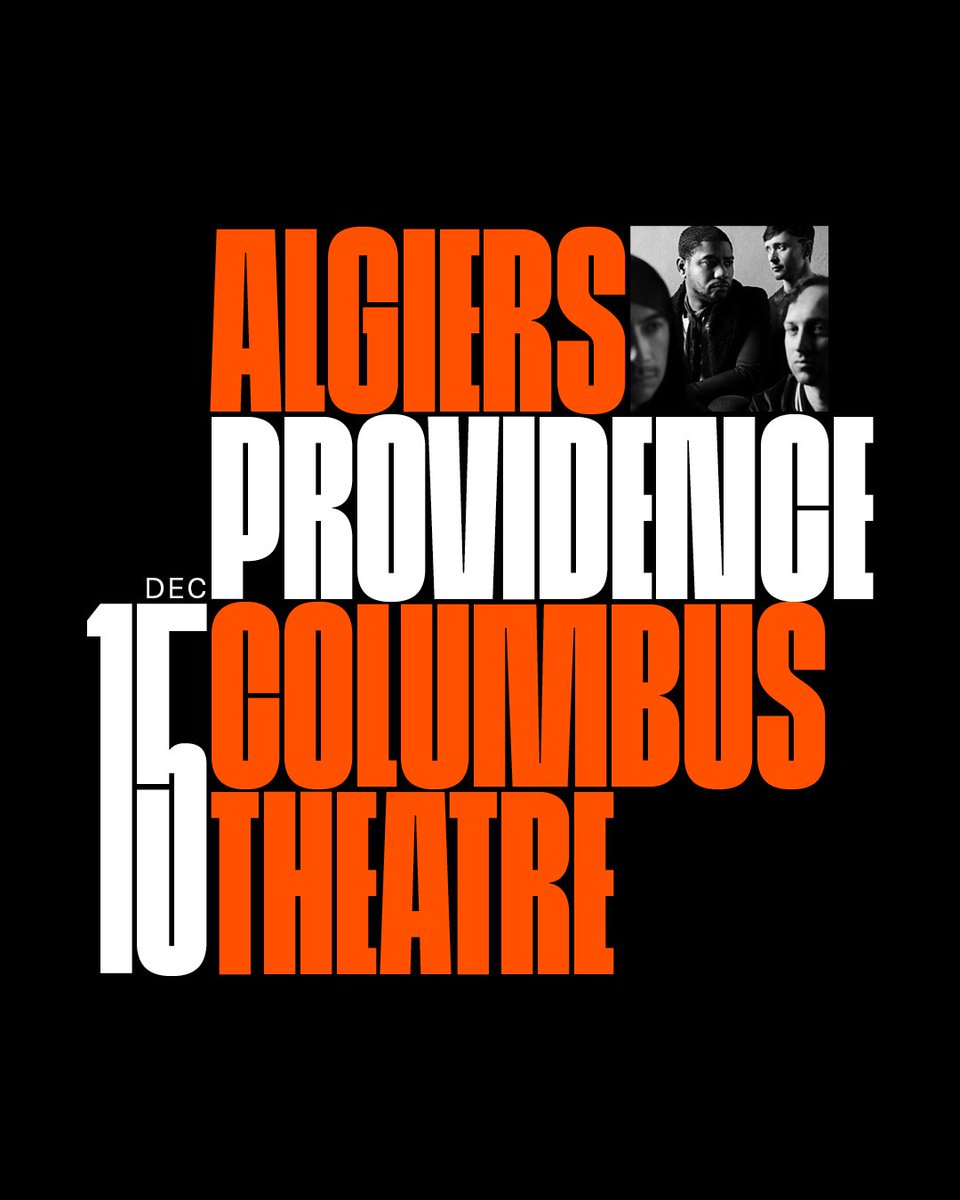 ATTN: <a href="/Daedelus/">Daedelus</a> will open for <a href="/AlgiersMusic/">Algiers</a> this Friday - tickets still available at our website!