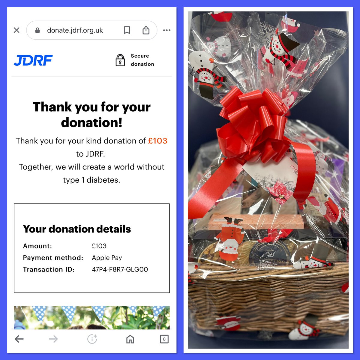 Hilary Wooding (@hilsdotcom) on Twitter photo <a href="/AMUSHH2/">AMUSHH ๐</a> raised ยฃ100 (ยฃ125with gift aid) for the Juvenile Diabetes Research Foundation from a raffle for a beautiful M&S hamper kindly donated by our HCA Asanka Dodangoda. Thanx to all who bought a ticket ๐
#proudofourteam
<a href="/Michellepennin/">Michelle ๐</a> <a href="/Jackisimpson7/">Jacki simpson</a> <a href="/AMUSHH2/">AMUSHH ๐</a> raised ยฃ100 (ยฃ125with gift aid) for the Juvenile Diabetes Research Foundation from a raffle for a beautiful M&S hamper kindly donated by our HCA Asanka Dodangoda. Thanx to all who bought a ticket ๐
#proudofourteam
<a href="/Michellepennin/">Michelle ๐</a> <a href="/Jackisimpson7/">Jacki simpson</a>
