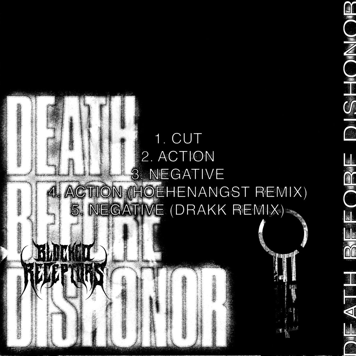 NULLSECT welcomes BLOCKED RECEPTORS with his debut EP on the imprint titled “Death Before Dishonor” an adrenaline filled journey of raw, aggressive, hard techno. 3 originals &amp; 2 remixes from some of our favorite producers at the moment, HOEHENANGST &amp; DRAKK
 
OUT FRIDAY ♾️