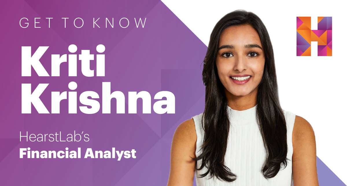 Kriti Krishna is HearstLab’s Financial Analyst supporting investment due diligence as well as our portfolio companies' finance and fundraising projects (building financial models, M&A and valuation analysis, and investor pitch prep). Get to know her here: linkedin.com/posts/hearstla…