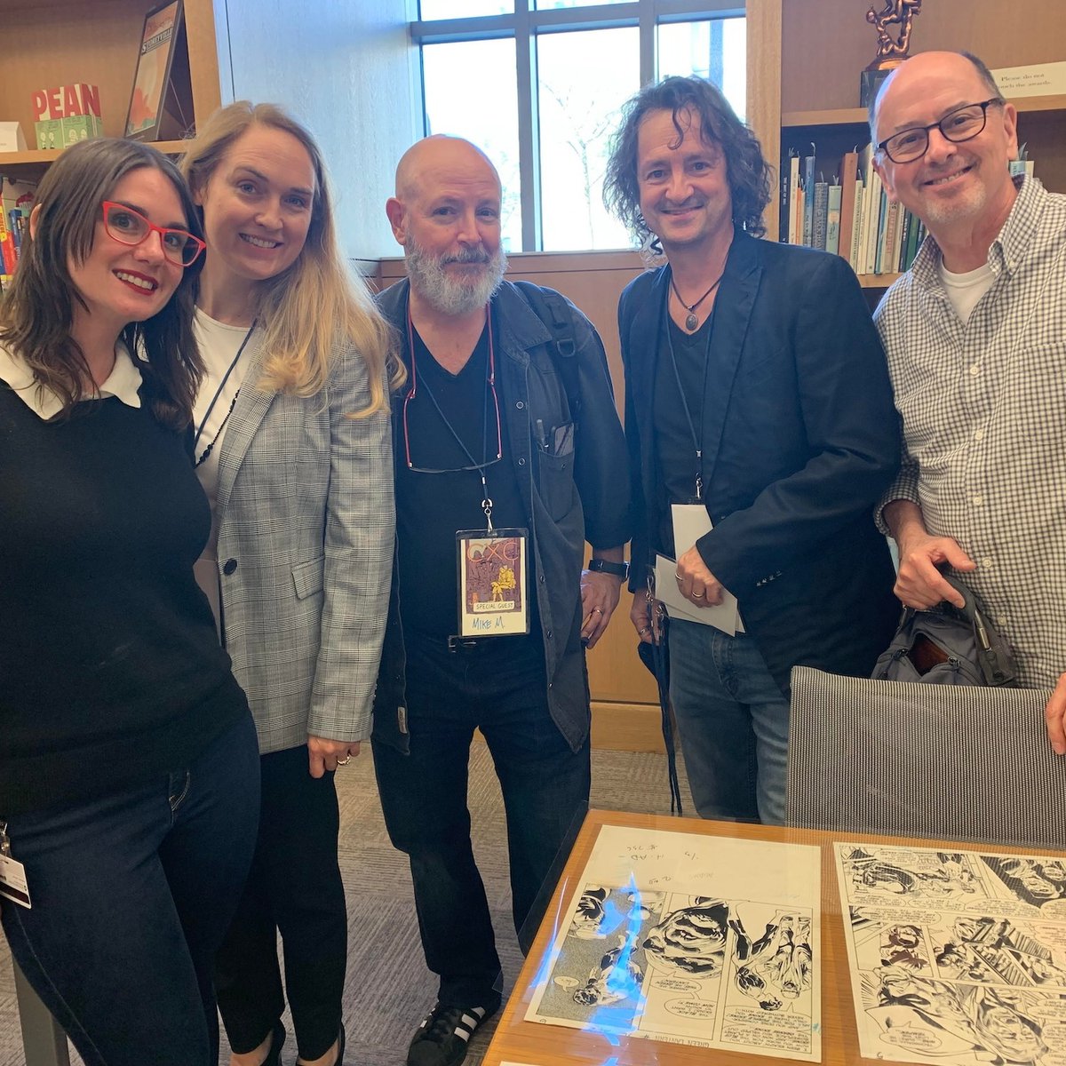 Want to hang out with Jeff Smith for a day? Help us meet our fundraising goal to preserve comics history! For a donation at the $5,000 level, you and up to four friends can hang out with BONE cartoonist @jeffsmithsbone at the Cartoon Library! Details: go.osu.edu/sfaca