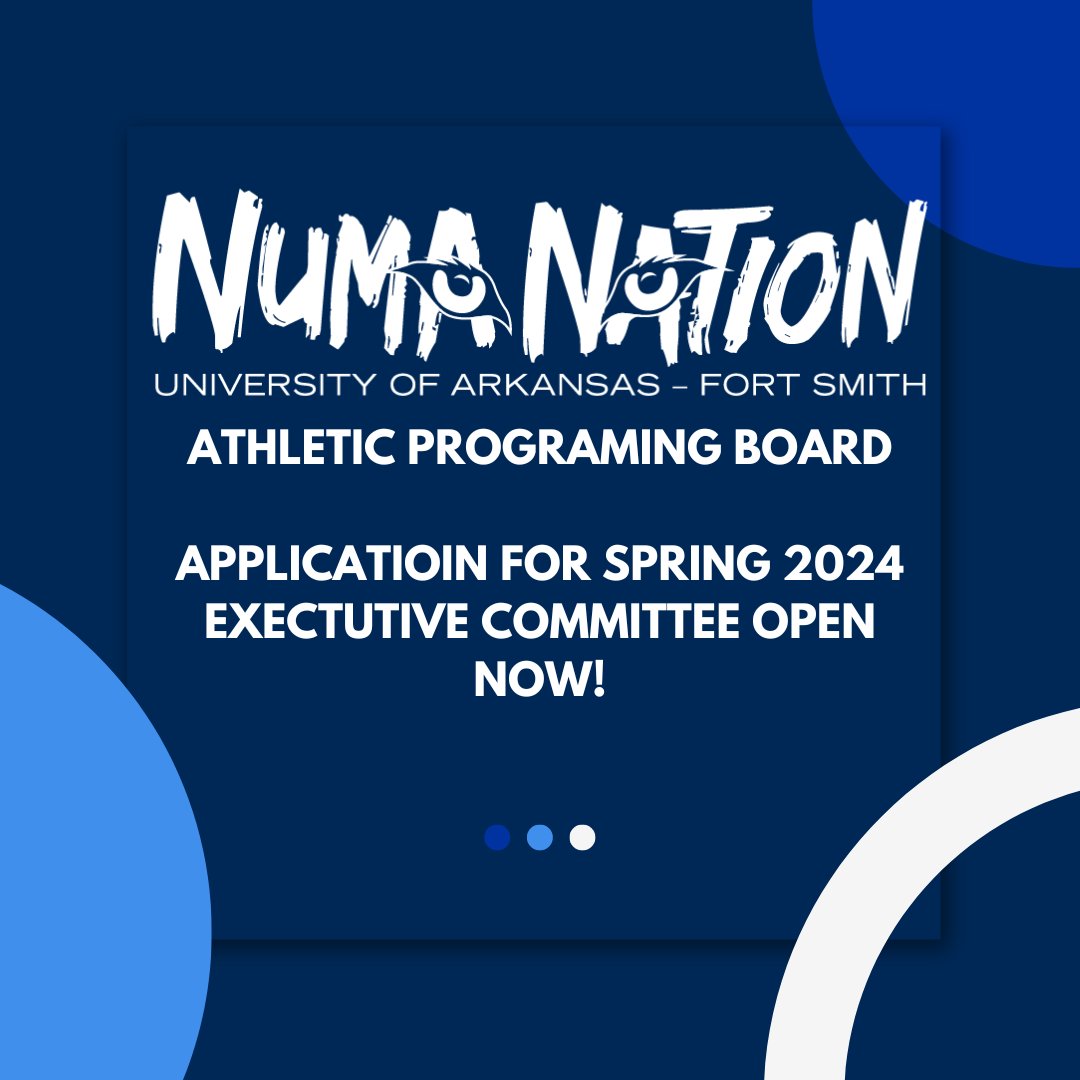 UAFSCACE's tweet image. Applications are now open for the NumaNation Executive Committee! Scroll to the right for more info, and apply using the link in our bio!🐾