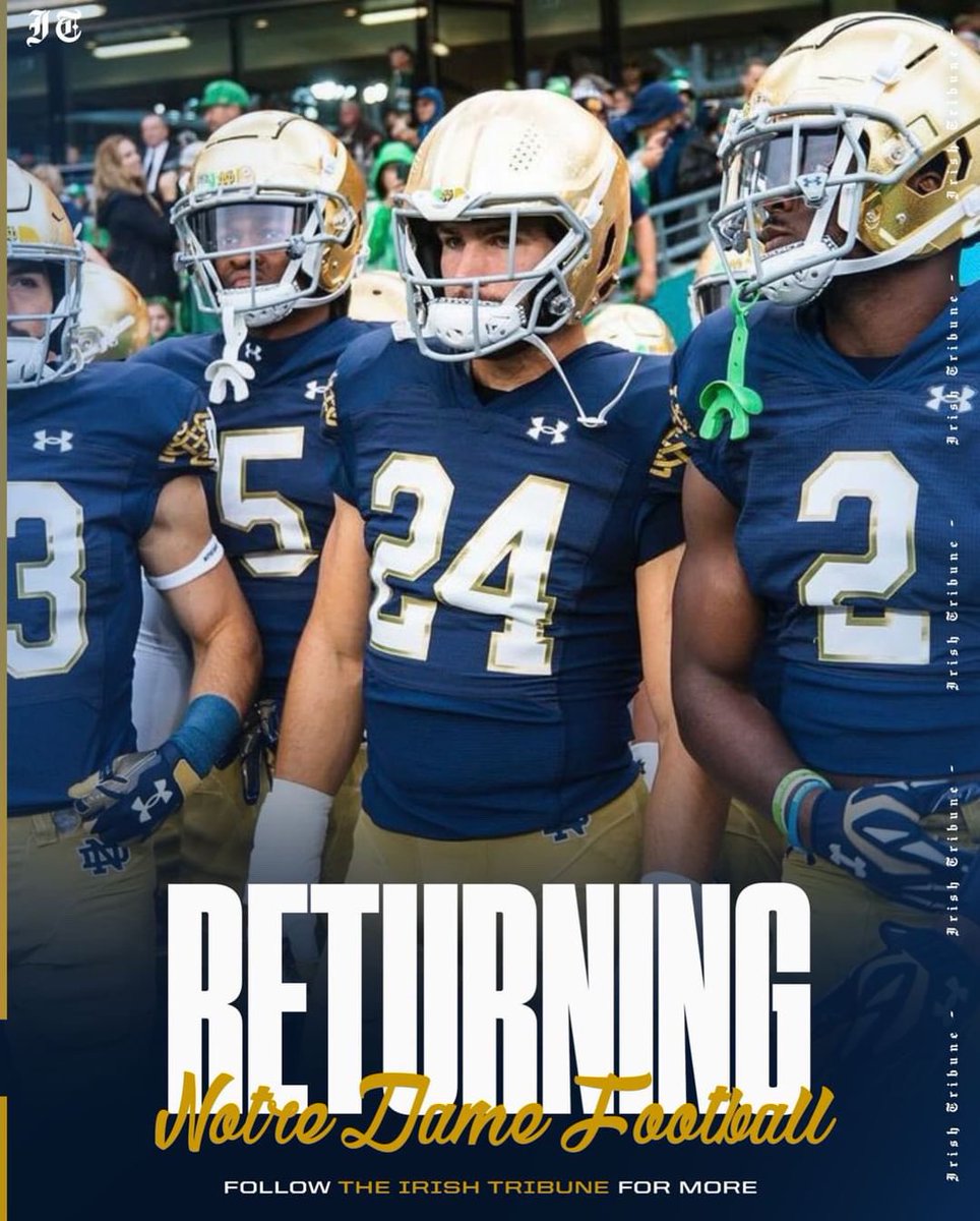 TheIrishTribune's tweet image. 𝐁𝐑𝐄𝐀𝐊𝐈𝐍𝐆: LB Jack Kiser has announced he will return for the 2024 season -
📸: Jack Kiser