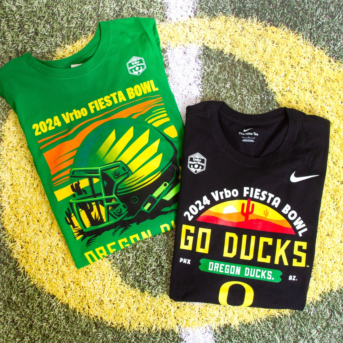 Gear up with the latest arrivals for the 2024 Vrbo Fiesta Bowl 🎉 🏈 🦆: tds.tw/VrboFiestaBowl… #VrboFiestaBowl #GoDucks