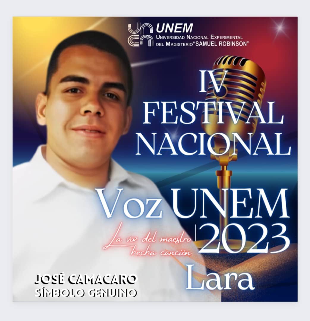 #Ahora🔈|| Desde el Edo. Lara, recibimos a José Camacaro, presentando un Vals-Pasaje titulado “Símbolos Genuinos” de la autoría de Ramón Reyes.

¡La voz del maestro hecha canción! 

#SomosLoAfirmativo
<a href="/NicolasMaduro/">Nicolás Maduro</a>
<a href="/_LaAvanzadora/">Yelitze Santaella</a>
@MPPEDUCACION
<a href="/sandraoblitasr/">Sandra Oblitas Ruzza</a>
<a href="/mppeduniv/">@MPPEDUNIV</a>