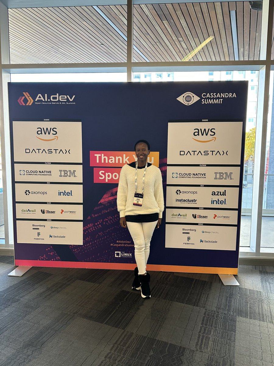 Day 2 of the #AIdotDev and #CassandraSummit at the @linuxfoundation ‘s open source Generative AI snd ML summit in San Jose, California. A peek into the years to come.