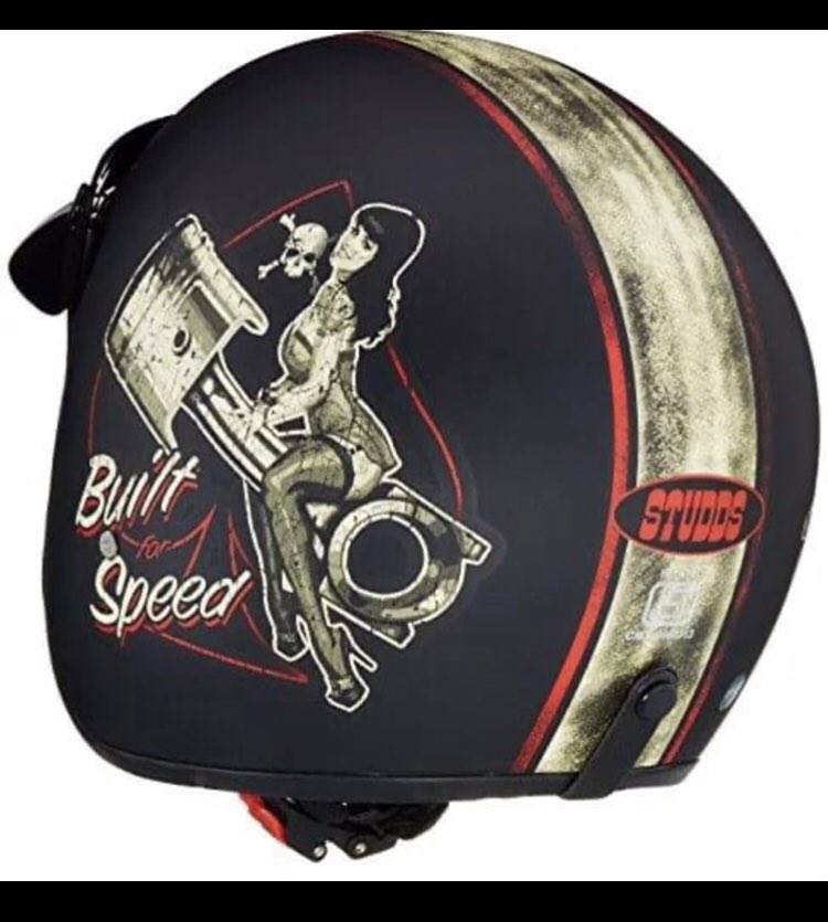 PiensaMoto's tweet photo. 🪖 ¡Descubre la esencia de la carretera con estilo con los cascos Café Racer Studds! 🏍️

¡Sumérgete en el mundo de la motocicleta con nuestros cascos Jetstar estilo Cafe Racer, certificados DOT y disponibles en tallas XL y L (sujeto a inventario) para garantizar seguridad. $45.- https://t.co/jPrm1zJH50