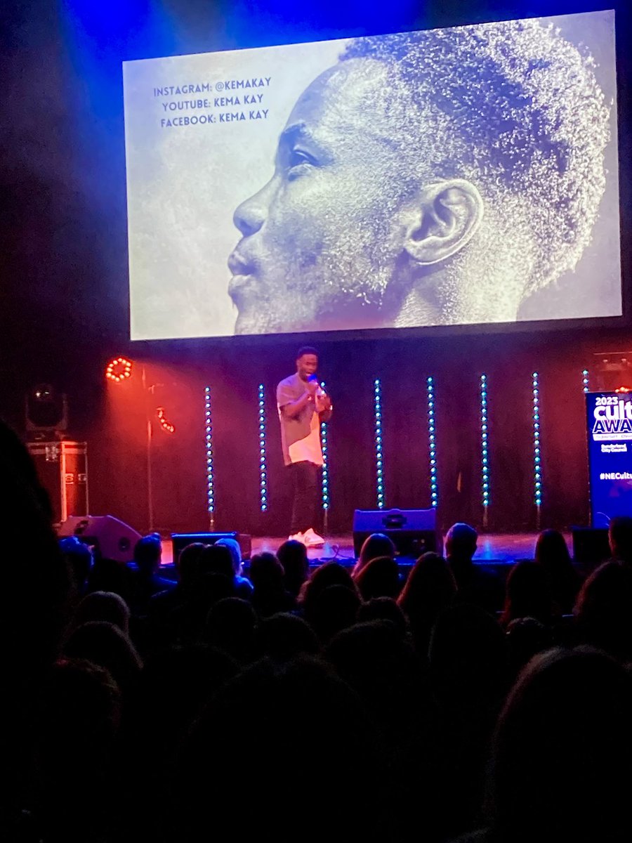 What a way to kick off #NECultureAwards ! LOVE <a href="/kemakay/">Kema Kay</a> ❤️