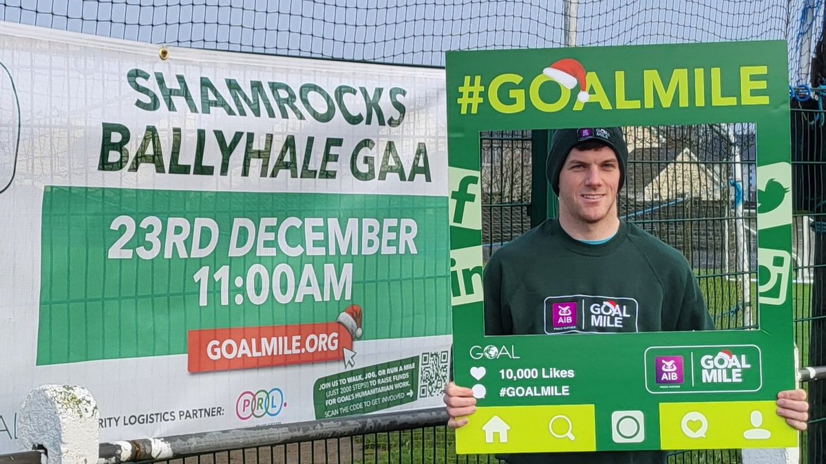 Your Shamrocks Ballyhale Goal Mile link to anyone that would like donate idonate.ie/TheGOALMileSha…