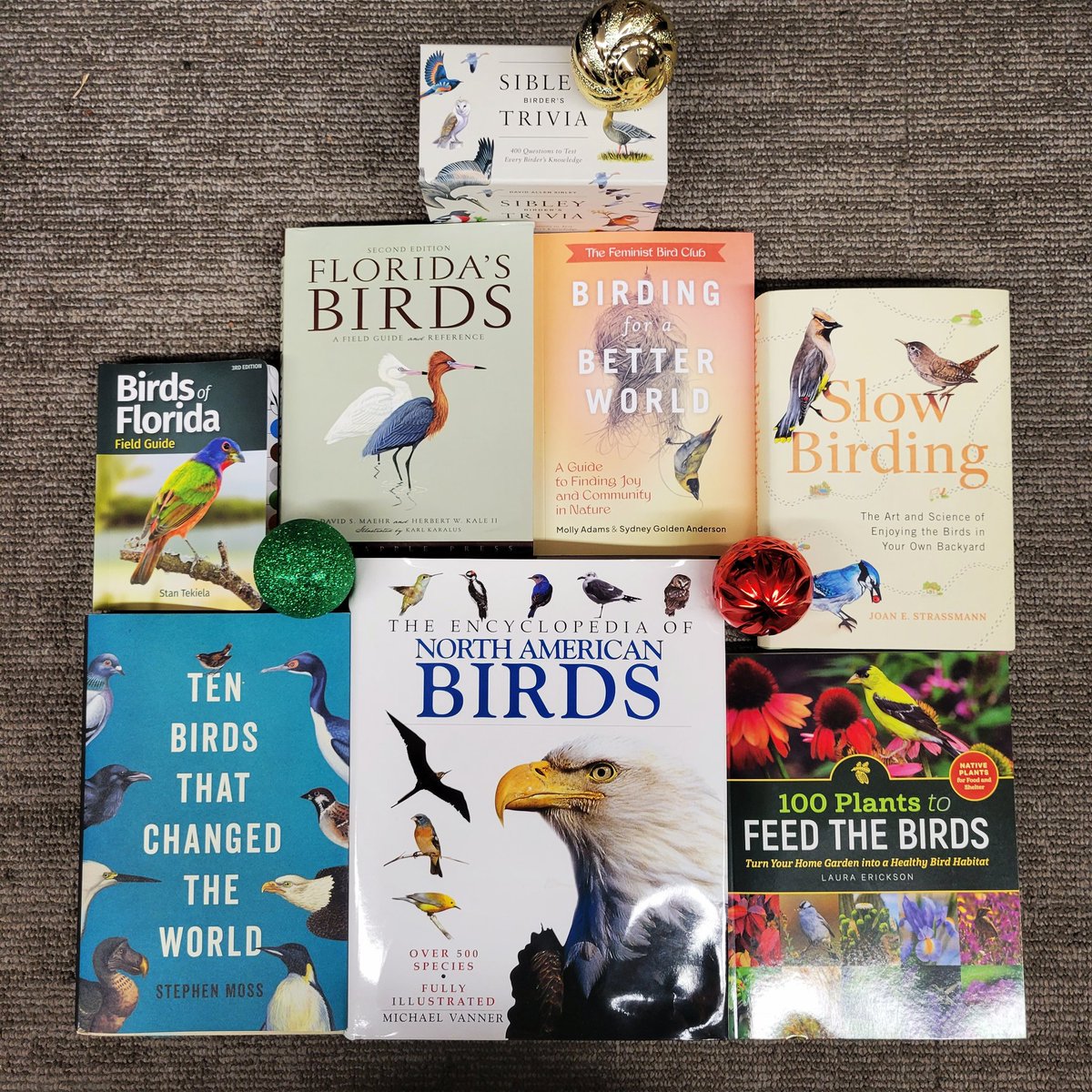 Gift Idea #3. Tweet, tweet. Chirp, chirp. Got a birder to buy for? We've got what you need to fill their nest. #bird #tweet #books #florida #gift #present #shopsmall #shopnow