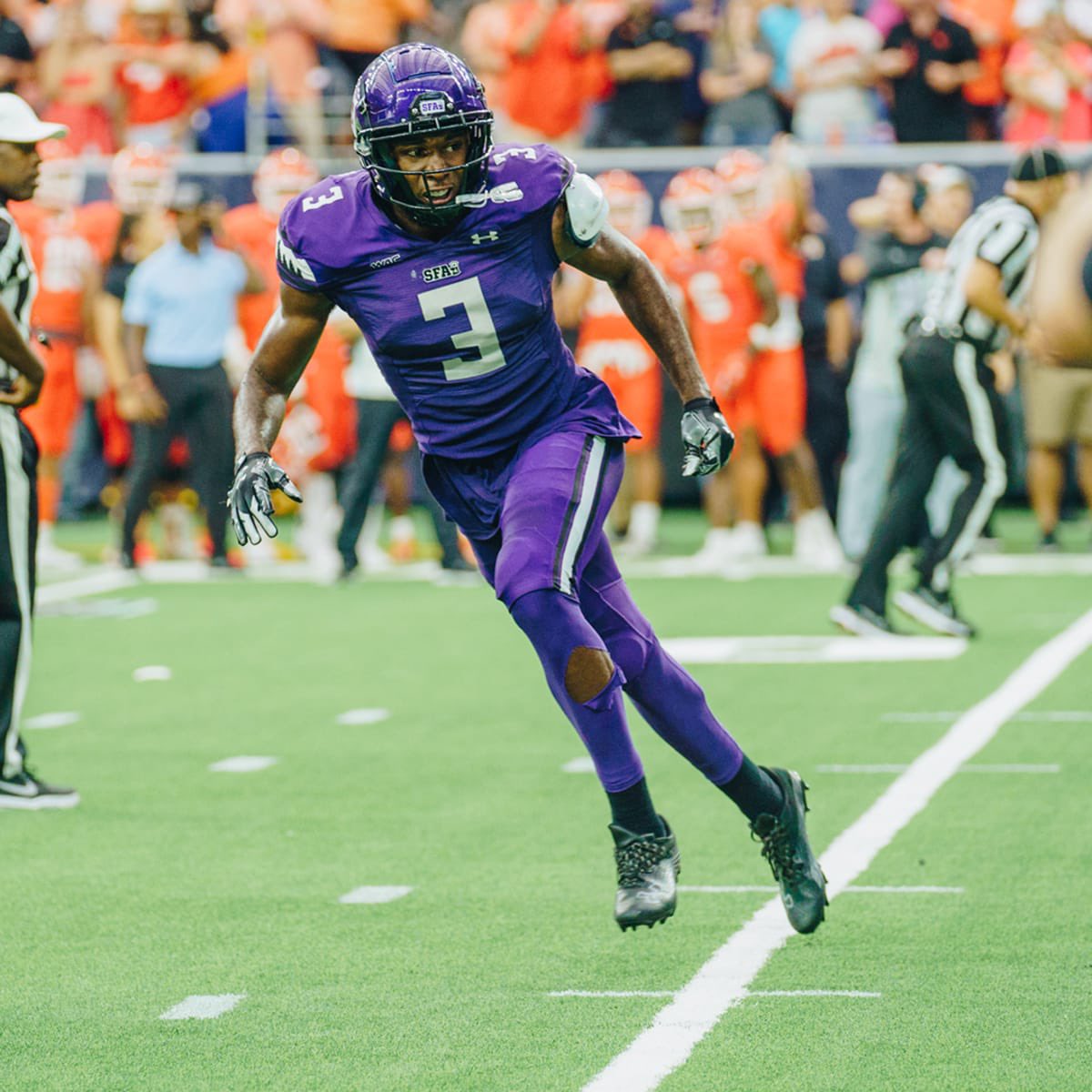 Blessed to receive an offer from Stephen F Austin! @CoachTyWarren