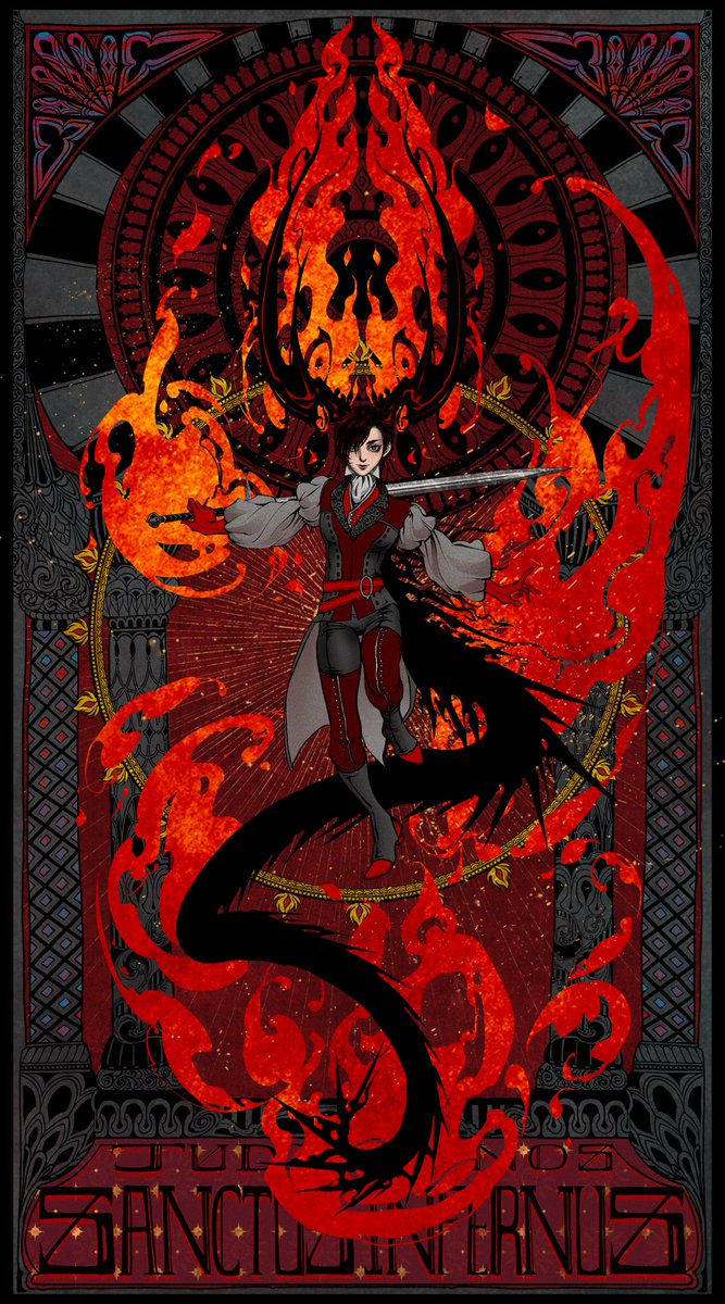 「Saint of the Inferno #FFXVI #FF16」|Red Kingのイラスト