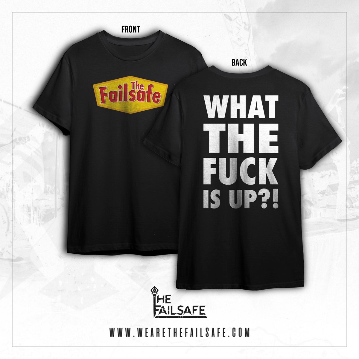 What the F#%k's up? 🤘 FINAL MERCH RESTOCK - Grab your Failsafe Dennys tee before they're gone for good! #bandmerch