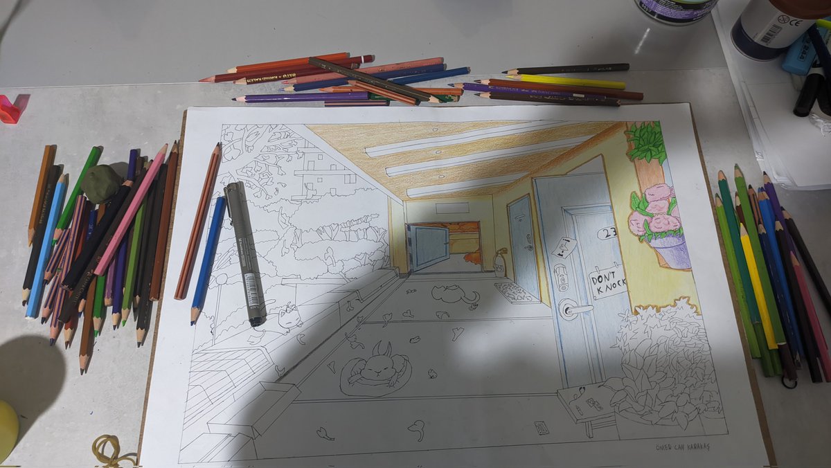 TH1vis's tweet photo. #art #drawing #PERSPECTIVE展 https://t.co/92LpYlWXcU