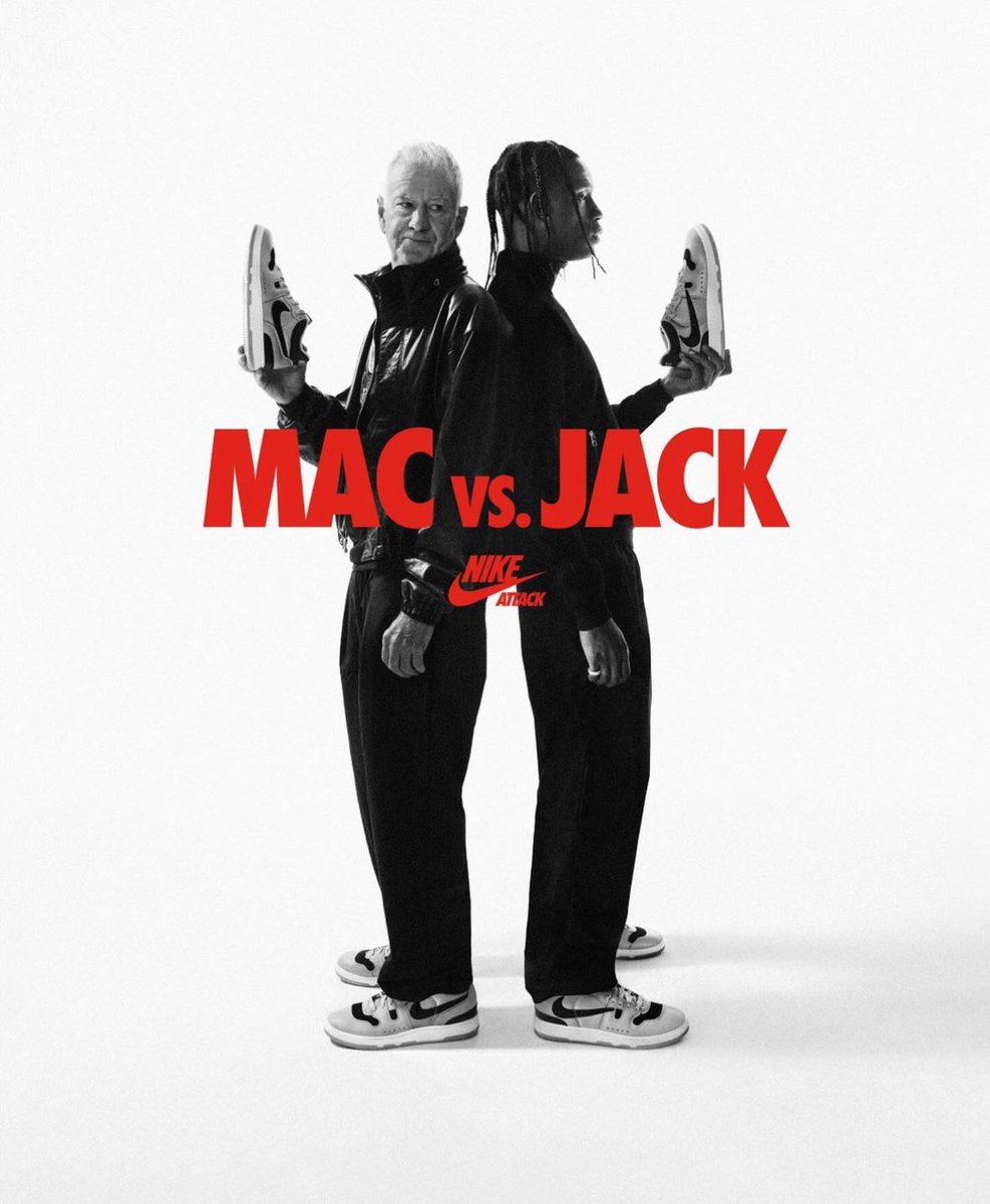 tervisscoot's tweet photo. Travis Scott &amp; John McEnroe for Nike Attack

Jack 🌵 vs Mac 🍔 https://t.co/uxygVo4phM