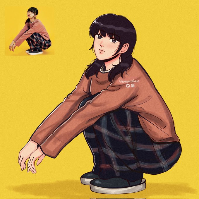 「brown sweater pants」 illustration images(Latest)