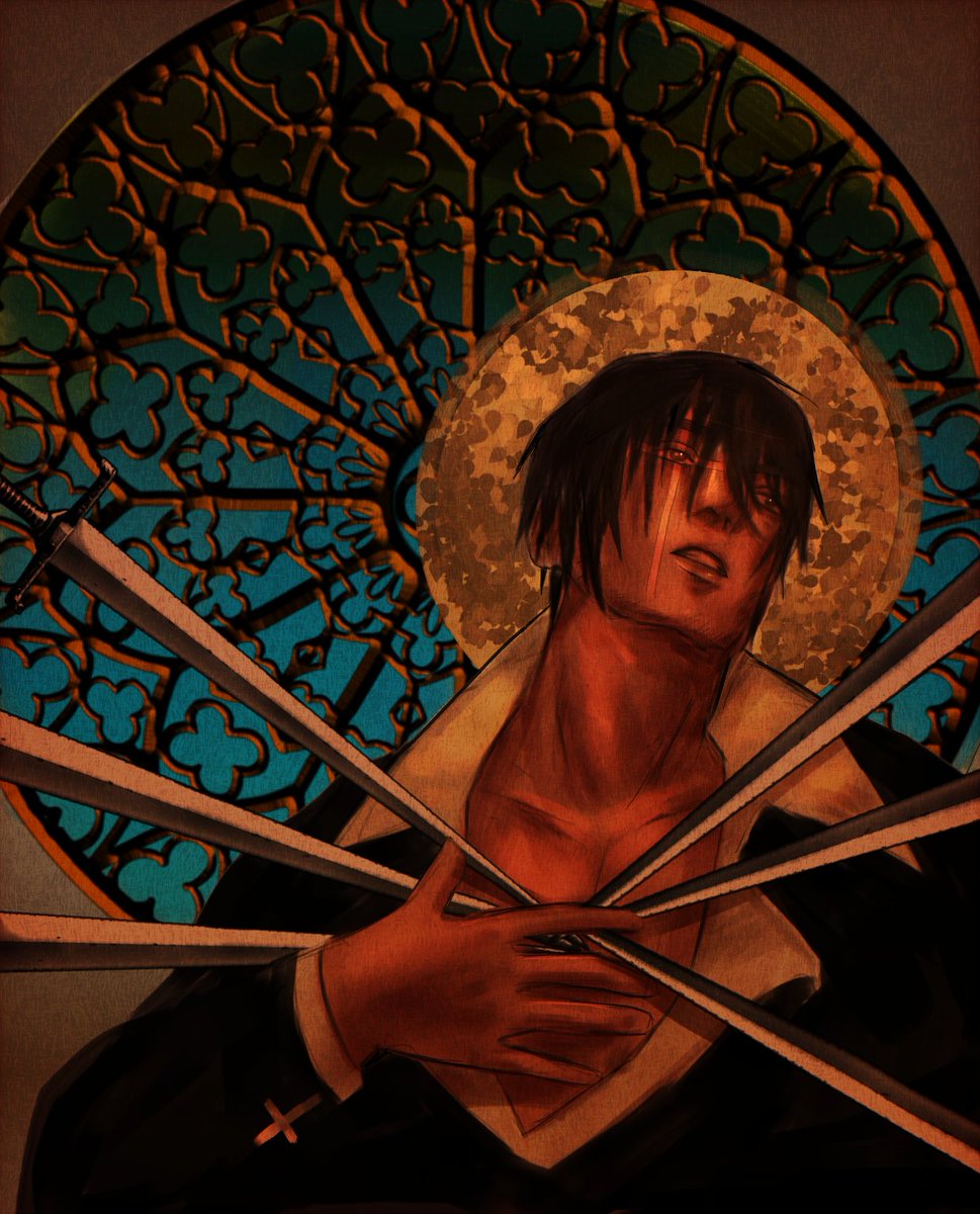 Our lady of sorrows #wolfwood #trigun