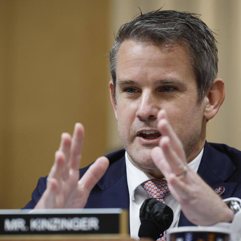 RpsAgainstTrump's tweet photo. Former GOP Rep. @AdamKinzinger calls out Jim Jordan's hypocrisy after Jordan vowed to pursue contempt charges against Hunter Biden for defying a subpoena 

"He’s for the sanctity of the subpoena by the US Congress until he’s the one that gets subpoenaed by the US Congress. And he also voted against enforcing subpoenas against people like Steve Bannon and against people like Mark Meadows. I mean, this is — the hypocrisy is mind numbing."