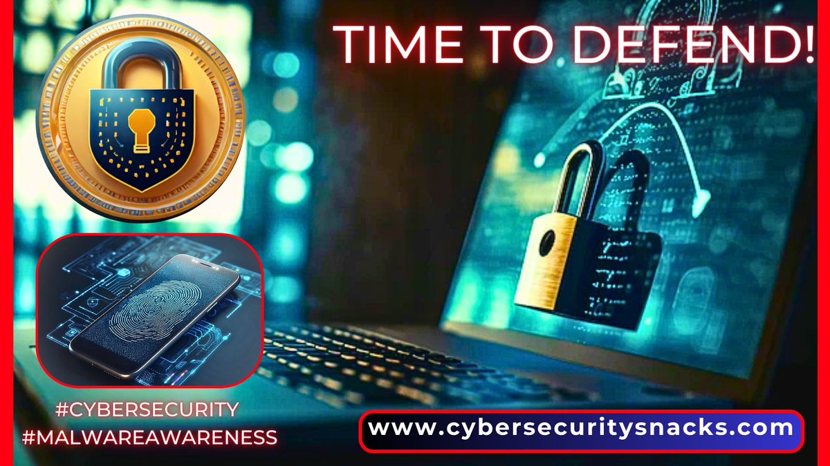 Malware=digital trouble! 
1-It infiltrates devices
2-Steals data
3-Wrecks #havoc on systems 

Time to #defend!
1-Stay informed
2-Update #security tools
3-#ProtectYourTech

Let's build a malware-resistant #digital world!
#CyberSecuritySnacks
#MalwareAwareness
#StaySafeOnline 
#2fa
