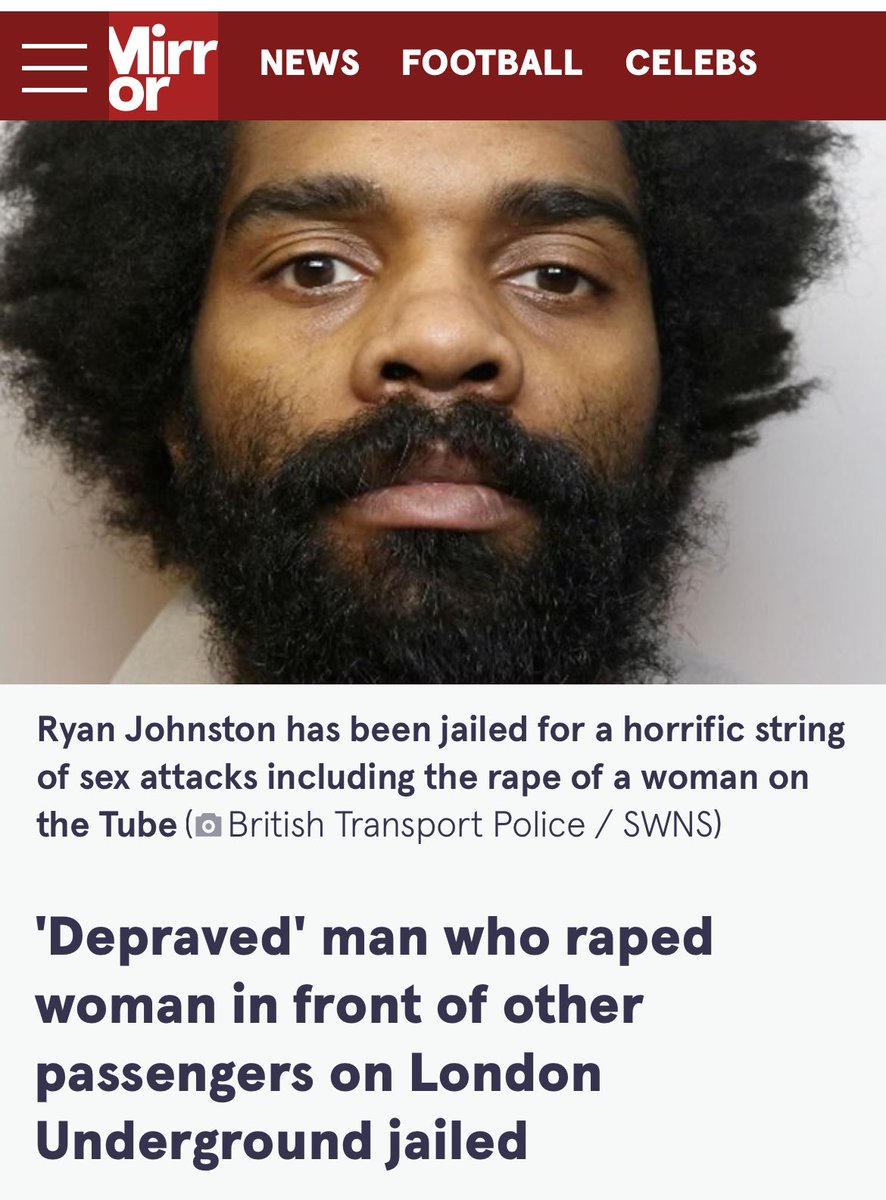 How does this bloody bastard rape in plain sight on the tube and NO ONE helps her?!!!!! Jailing him for only 9 years isn’t justice it’s a joke! Don’t women’s lives count?