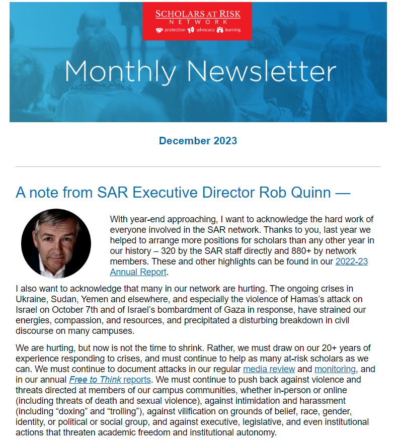 Scholars At Risk tweet media