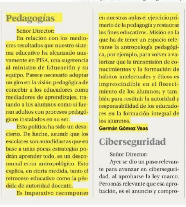 Germán Gómez Veas en LinkedIn: Les comparto columna publicada hoy en La  Discusión: Ineficacia educativa…