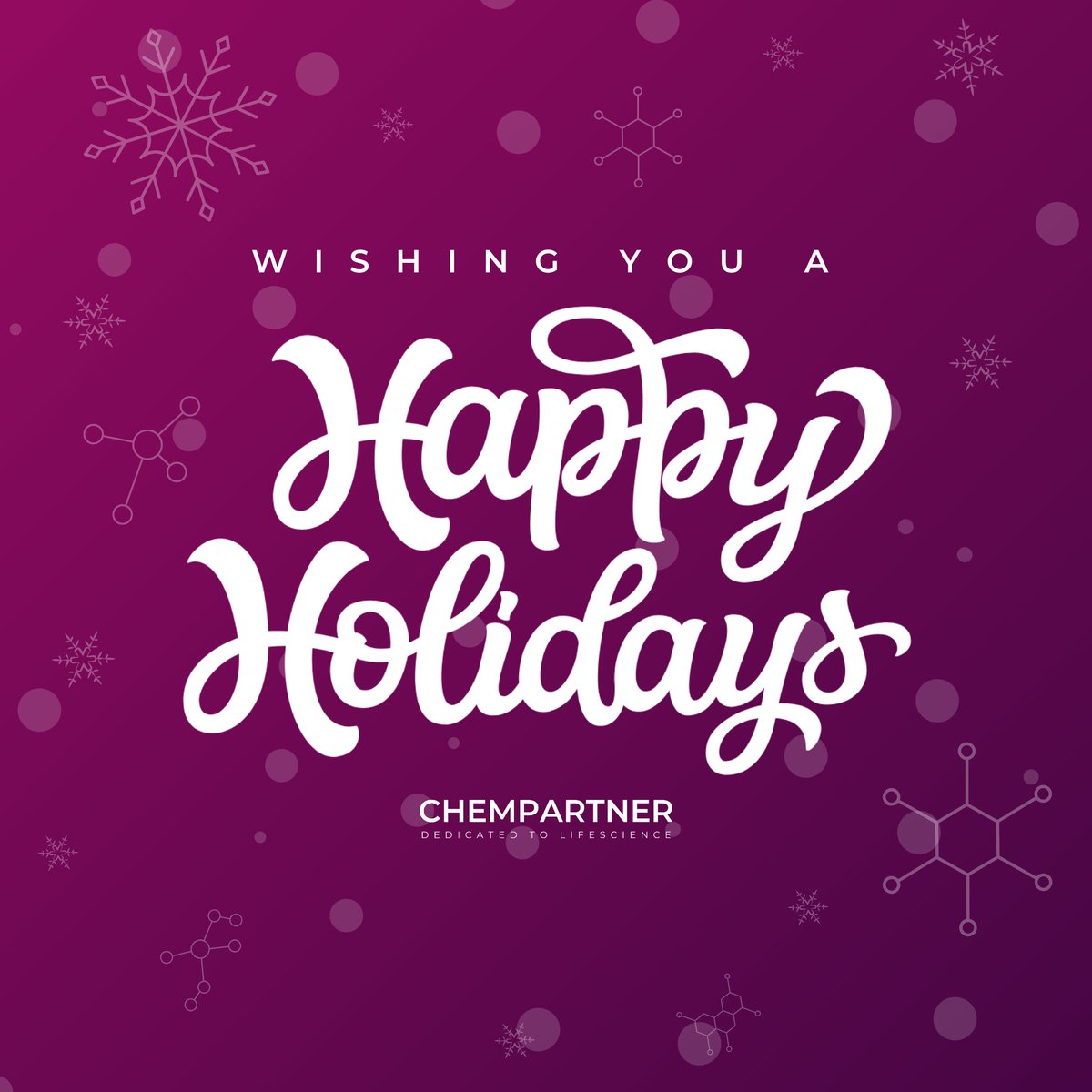 However you celebrate this holiday season, all of us at ChemPartner wish you much joy and a bright new year! ❄ 

#HappyHolidays2023