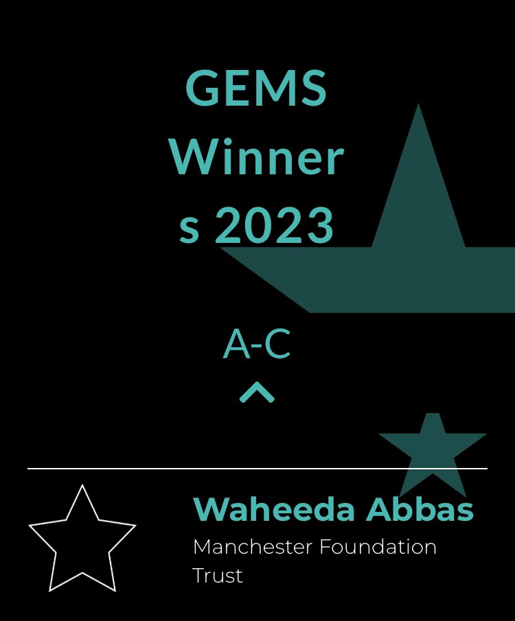 @wabbasy @gillmosswillink @i_kirwan @nwgmsa @tyroneroberts2 Congratulations Waheeda - well deserved 👏👏👏