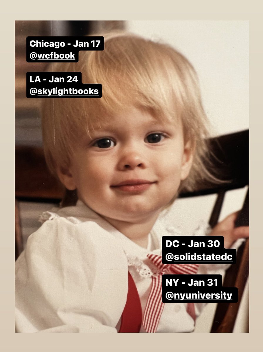 Baby Liz who always wanted to be a writer says mark your calendar for upcoming book events for THE FURIES in your city